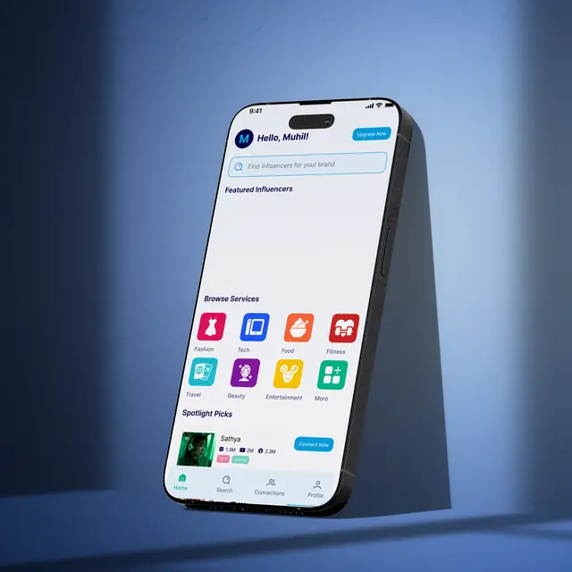 Paid Promo app shown on a phone