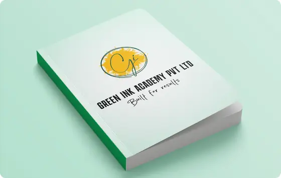 GreenInk branding in use