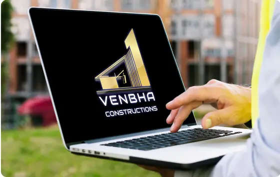 Venbha Construction branding in use