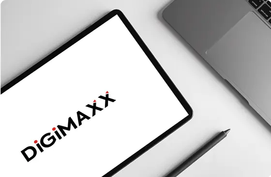 Digimaxx logo mockup
