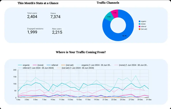 Rathinam Technical Campus traffic channels and sources report
