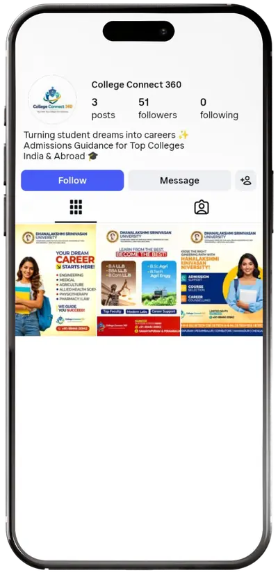 College Connect 360 Instagram profile