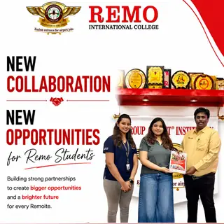 Remo International College social media post 2