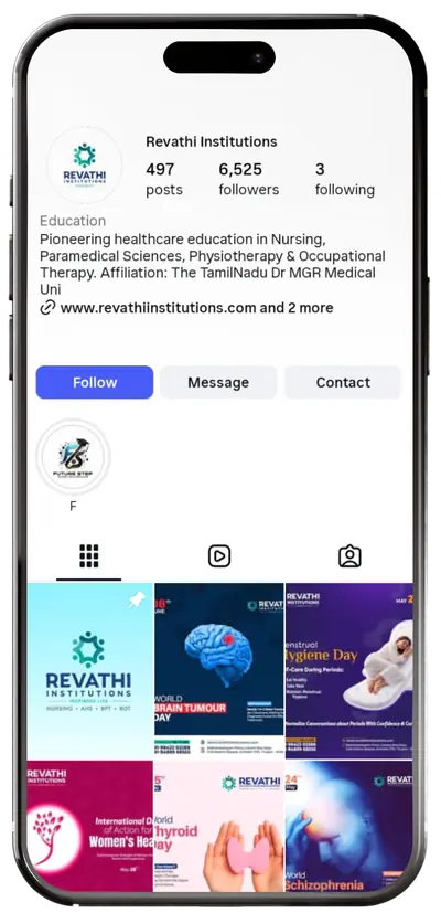 Revathi Institutions Instagram profile