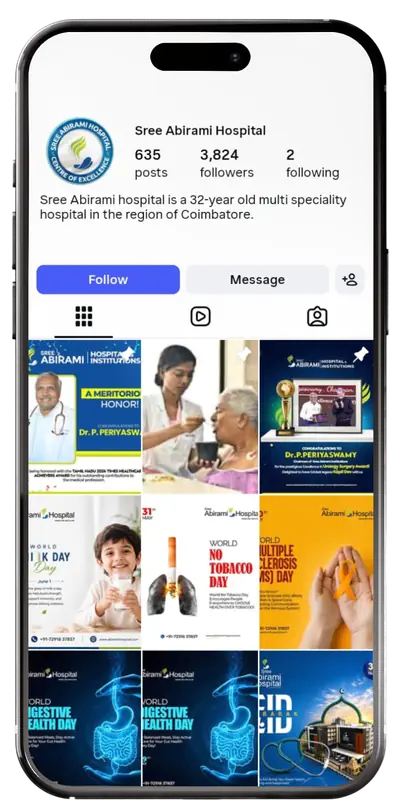 Sree Abirami Hospital Instagram profile