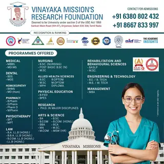 Vinayaka Mission University social media post 1
